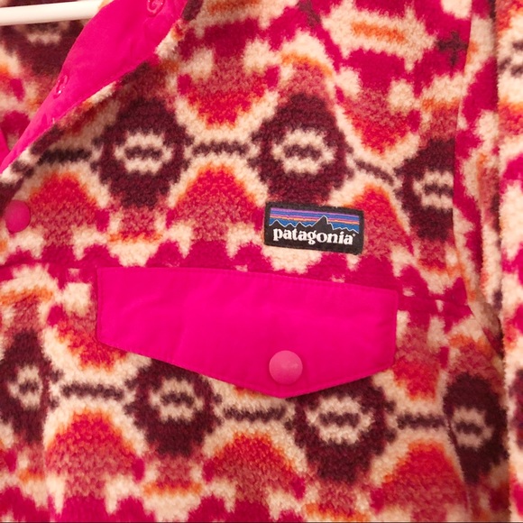 Patagonia Aztec Geometric Retool Fleece Pullover - Picture 3 of 5